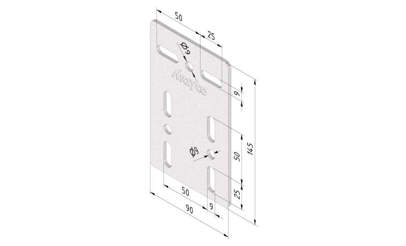 Vertikale aftakhaak CLF110