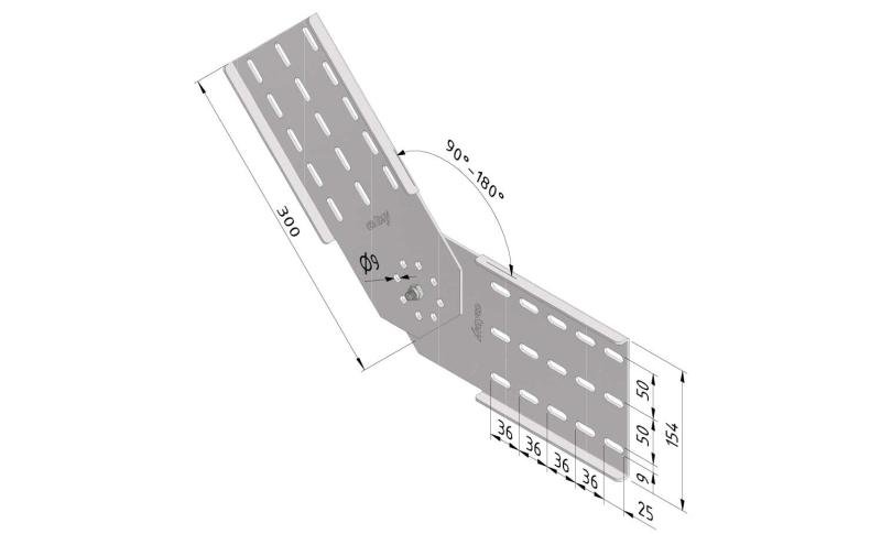 Vertikale scharnier CLF160