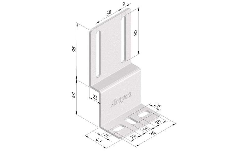 Afstandsbeugel CLF160/CLF200