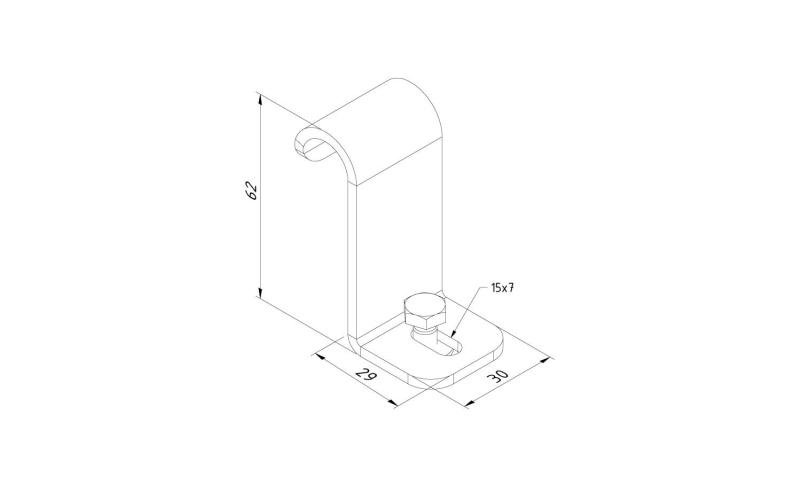 Cable Ladder Bracket Clamp